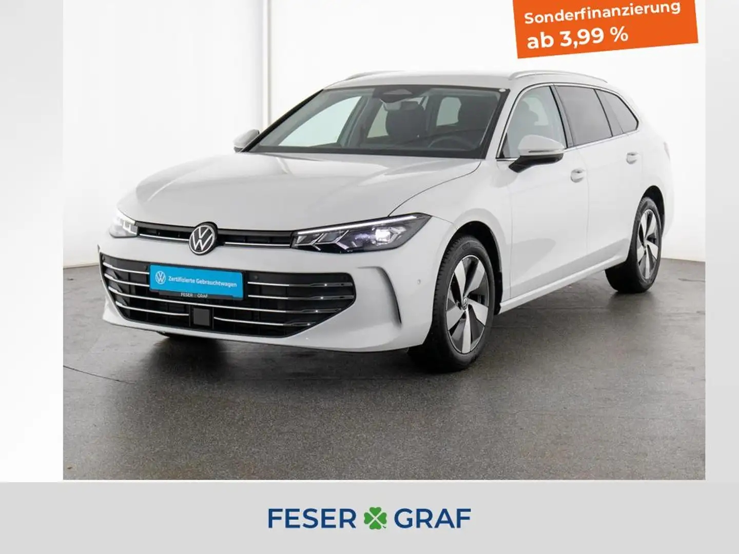 Volkswagen Passat Variant 2.0 TDI Business DSG AHK LED ACC Weiß - 1