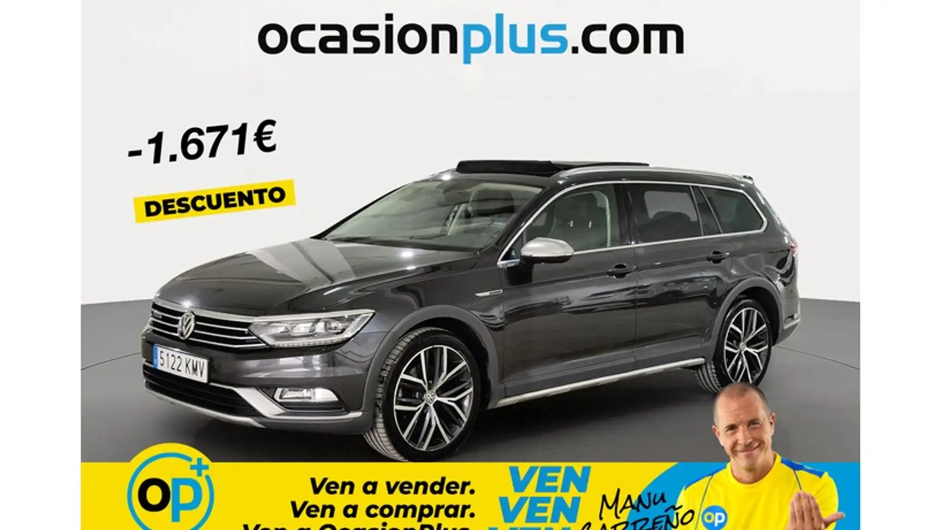 Volkswagen Passat Alltrack 2.0TDI 4M DSG7 140kW Gris - 1