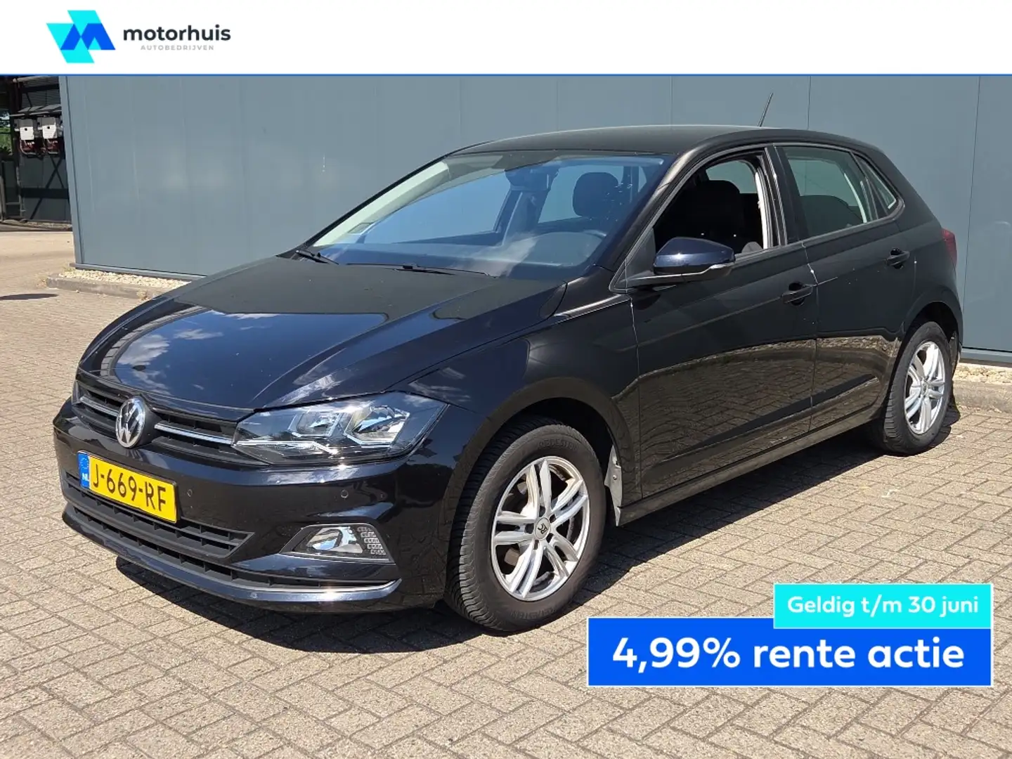 Volkswagen Polo 1.0 TSI 95pk Comfortline Business Zwart - 1