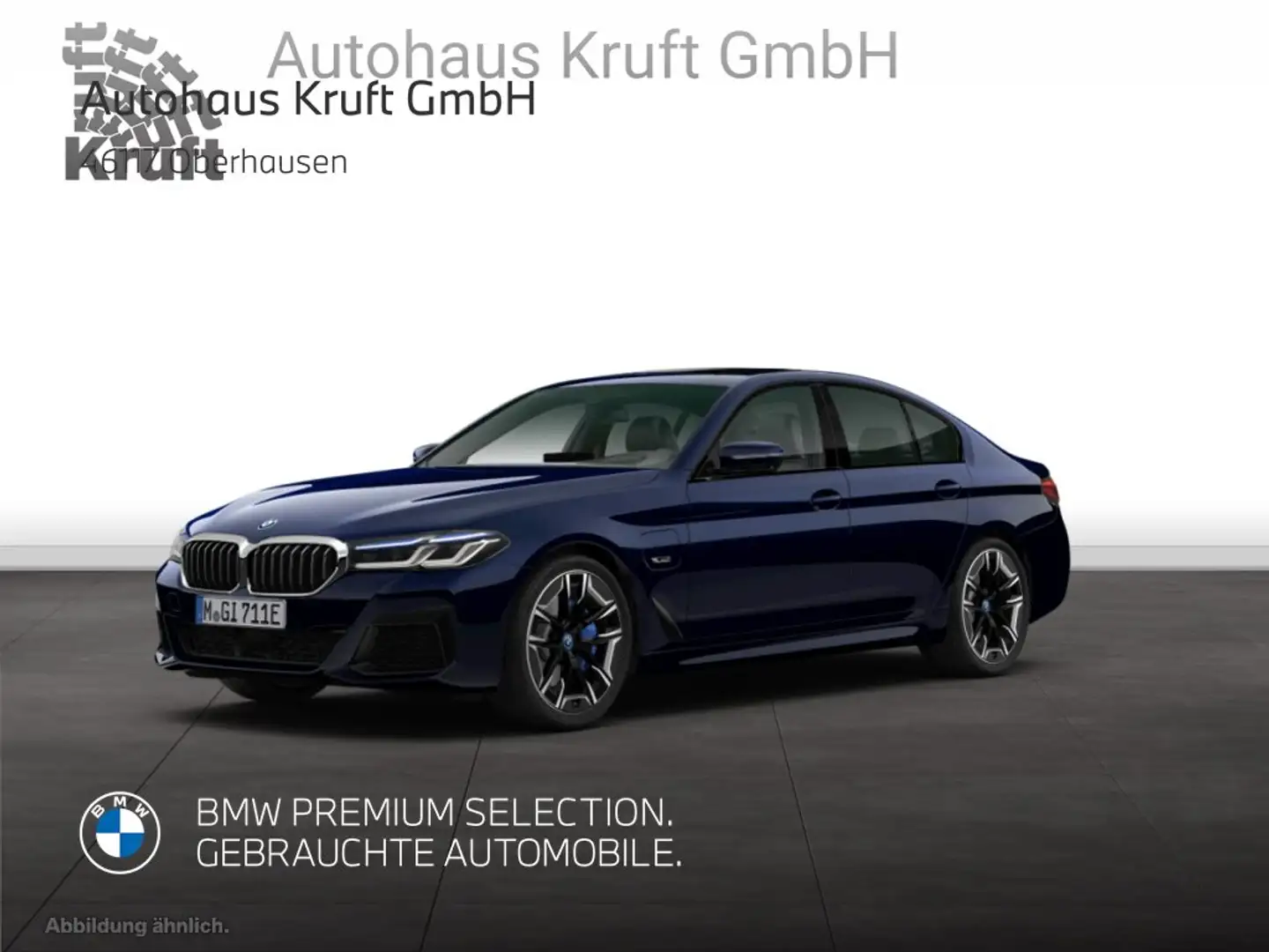 BMW 545 e xDrive M SPORT+GSD+LASER+KAMERA+HUD+ESITZE Albastru - 2