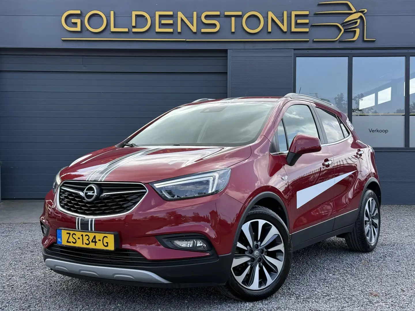 Opel Mokka X 1.4 Turbo Innovation 1e Eigenaar,Navi,Leder,Camera Piros - 1