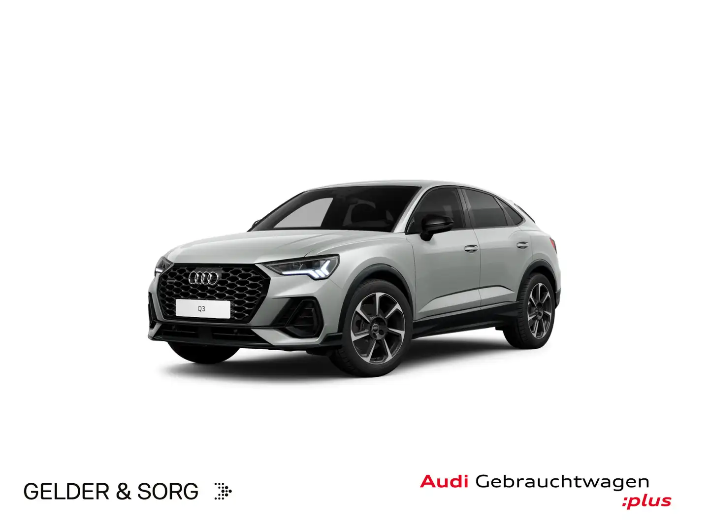 Audi Q3 45 TFSI qu. S line LED*AHK*SONOS Silber - 1