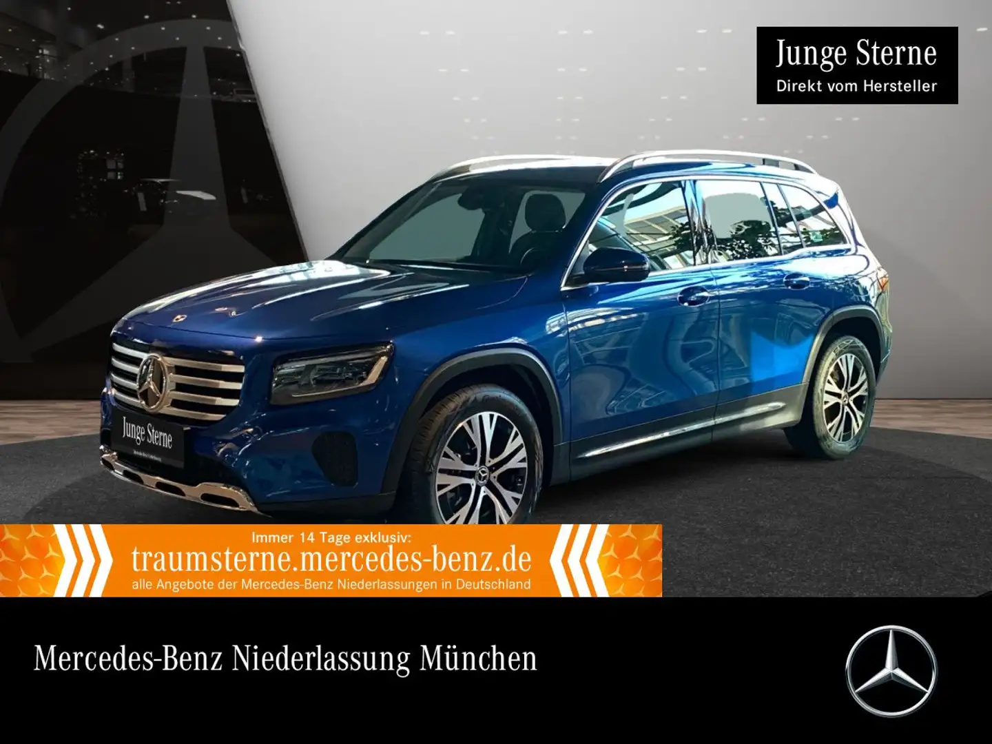 Mercedes-Benz GLB 220 4M PROGRESSIVE+LED+KAMERA+TOTW+8G Blau - 1
