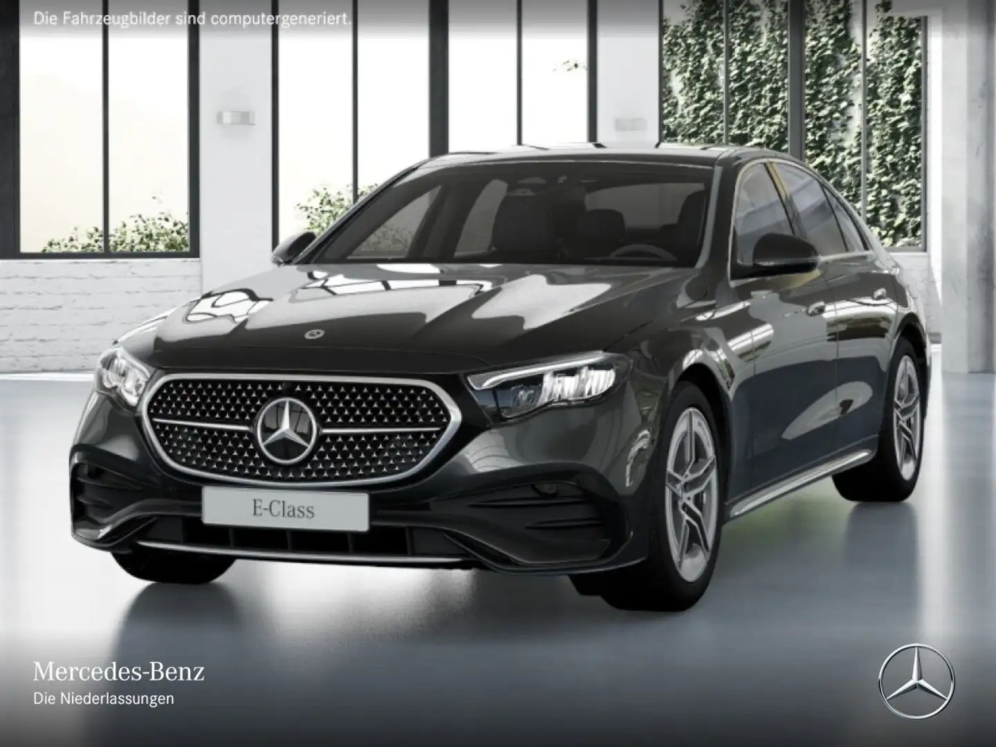 Mercedes-Benz E 300 de AMG Burmester Distr. LED Kamera Totwinkel Grau - 2