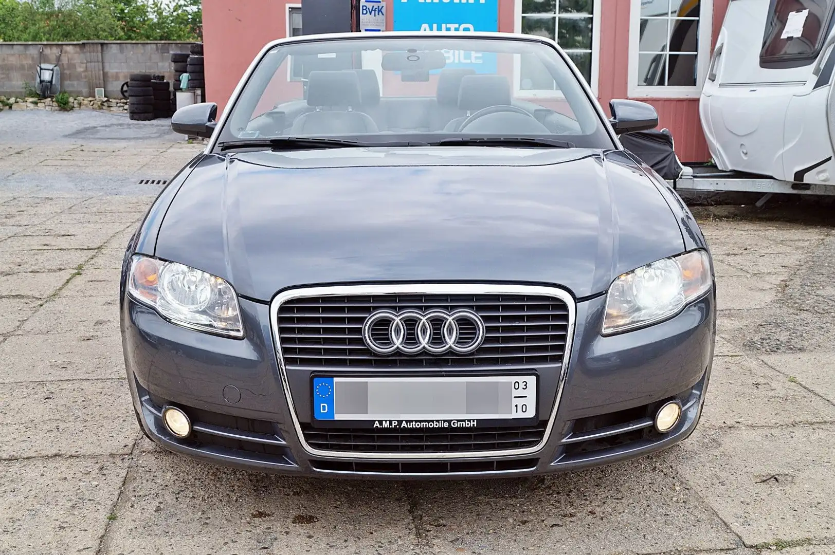 Audi A4 Cabrio 1.8T, Teilleder, LED, Sitzhzg, Klimaau Grau - 2