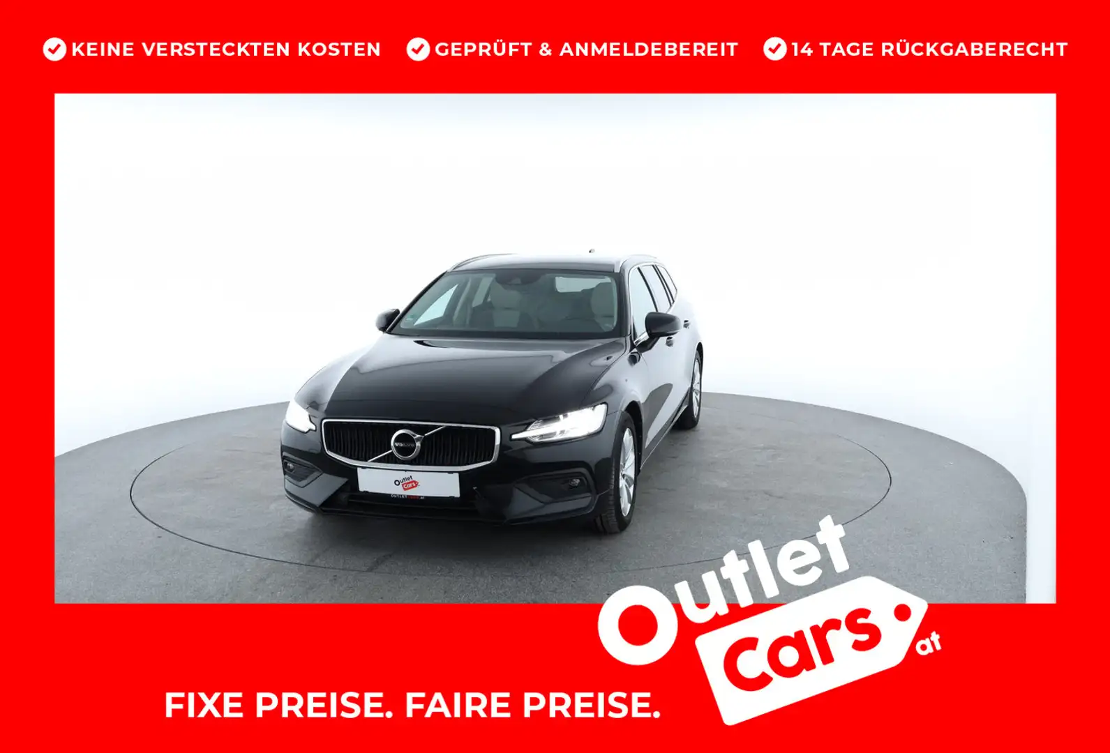 Volvo V60 D3 Momentum Pro Geartronic Schwarz - 1