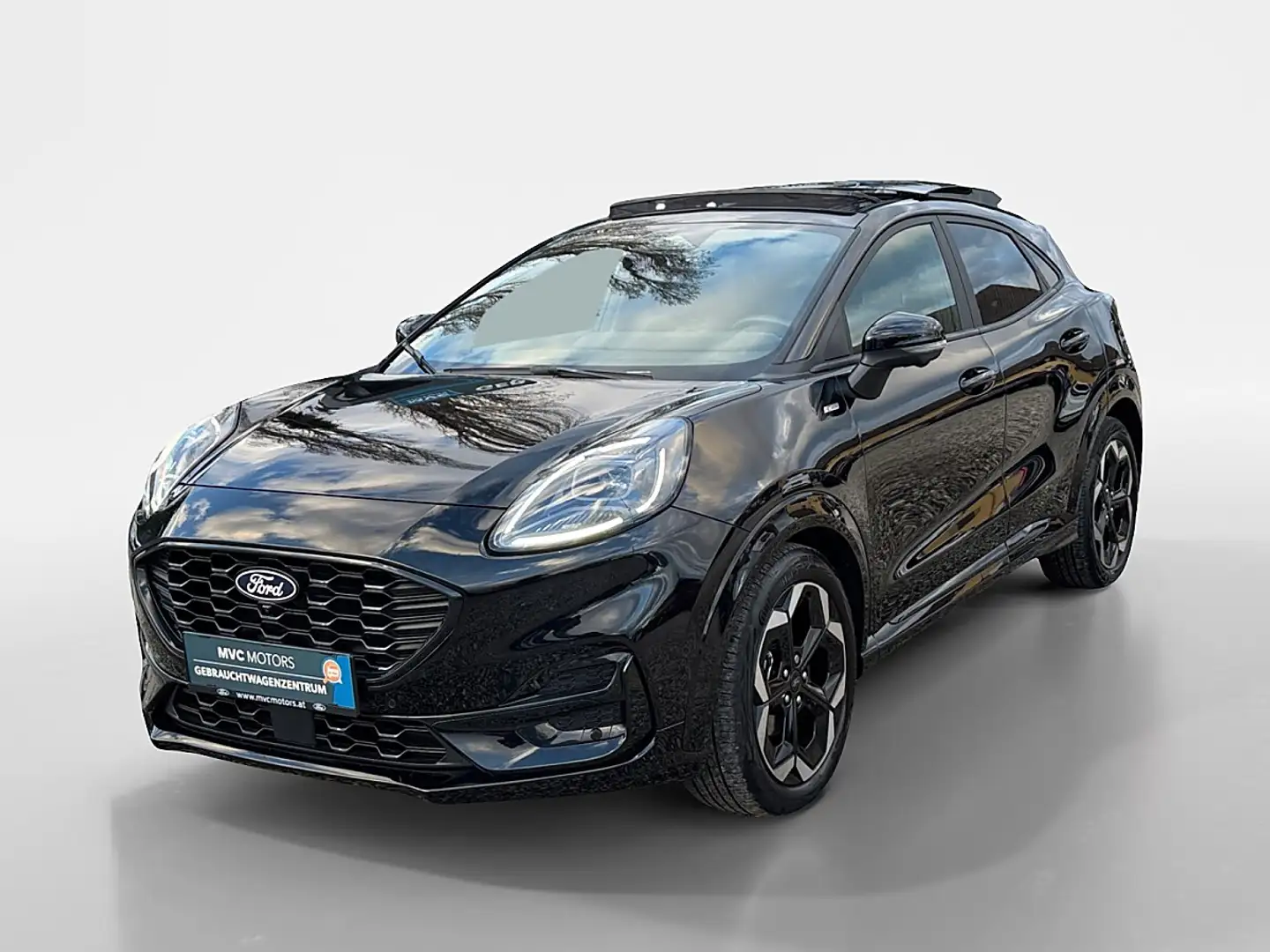 Ford Puma 1,0 EcoBoost Hybrid Titanium Aut. Schwarz - 1