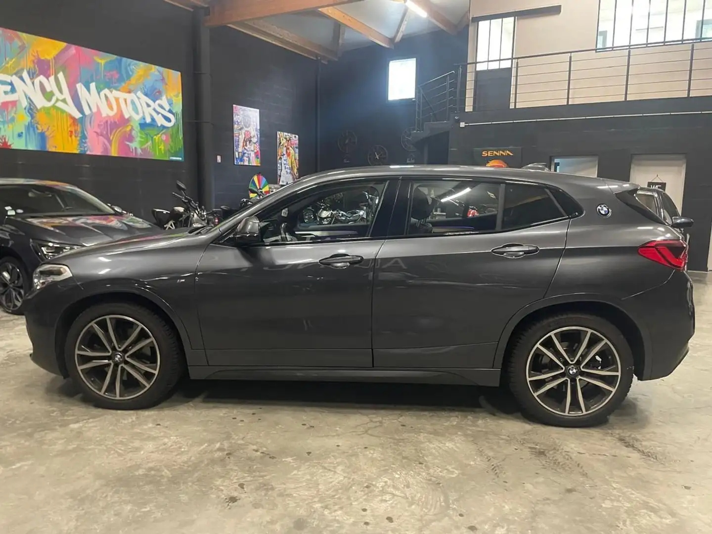 BMW X2 2.0 D Xdrive 190 Ch M-Sport 09/2019 Gris - 2