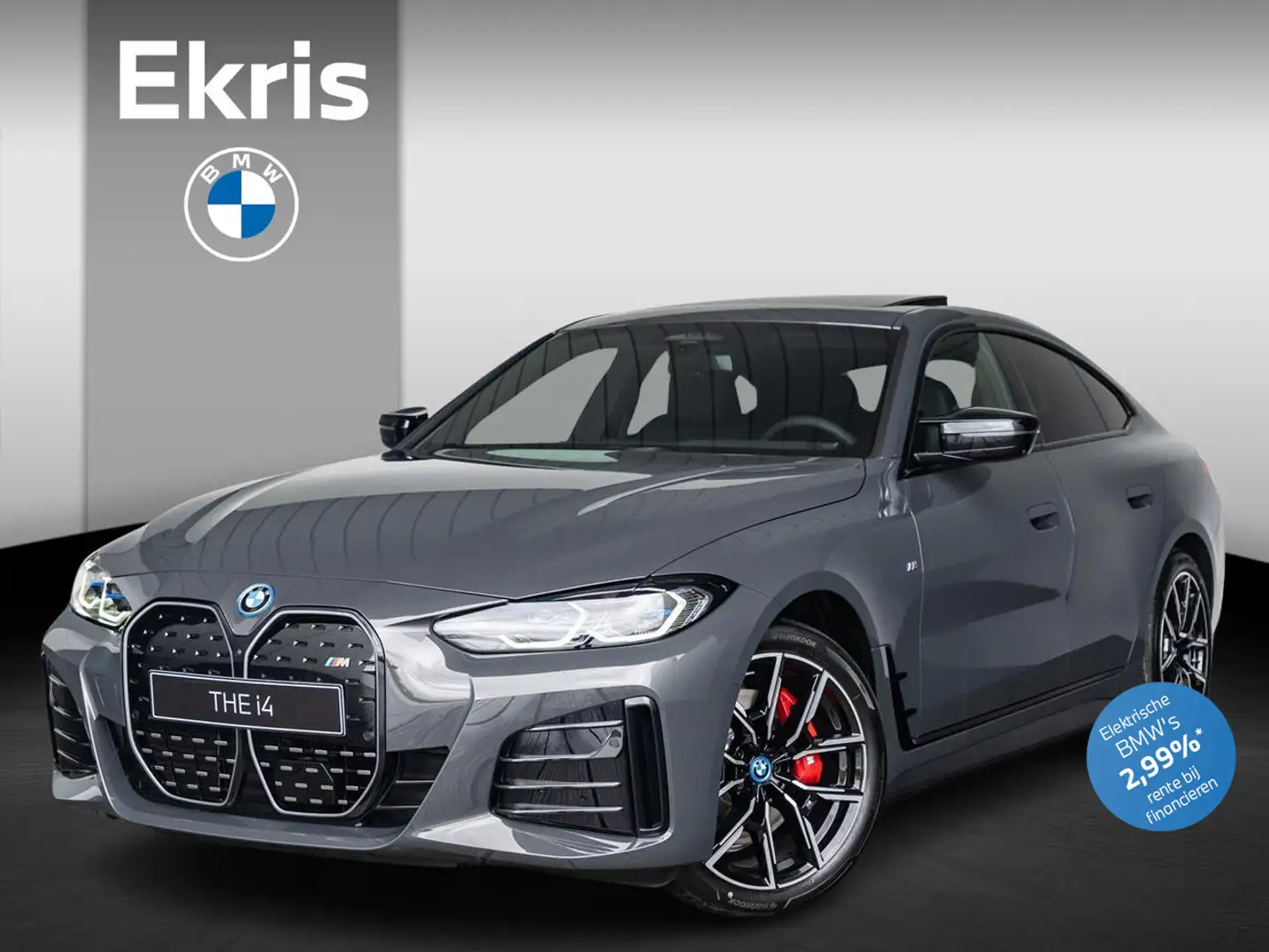 BMW i4 M50 xDrive | High Executive | M Sportpakket Pro | Grijs - 1