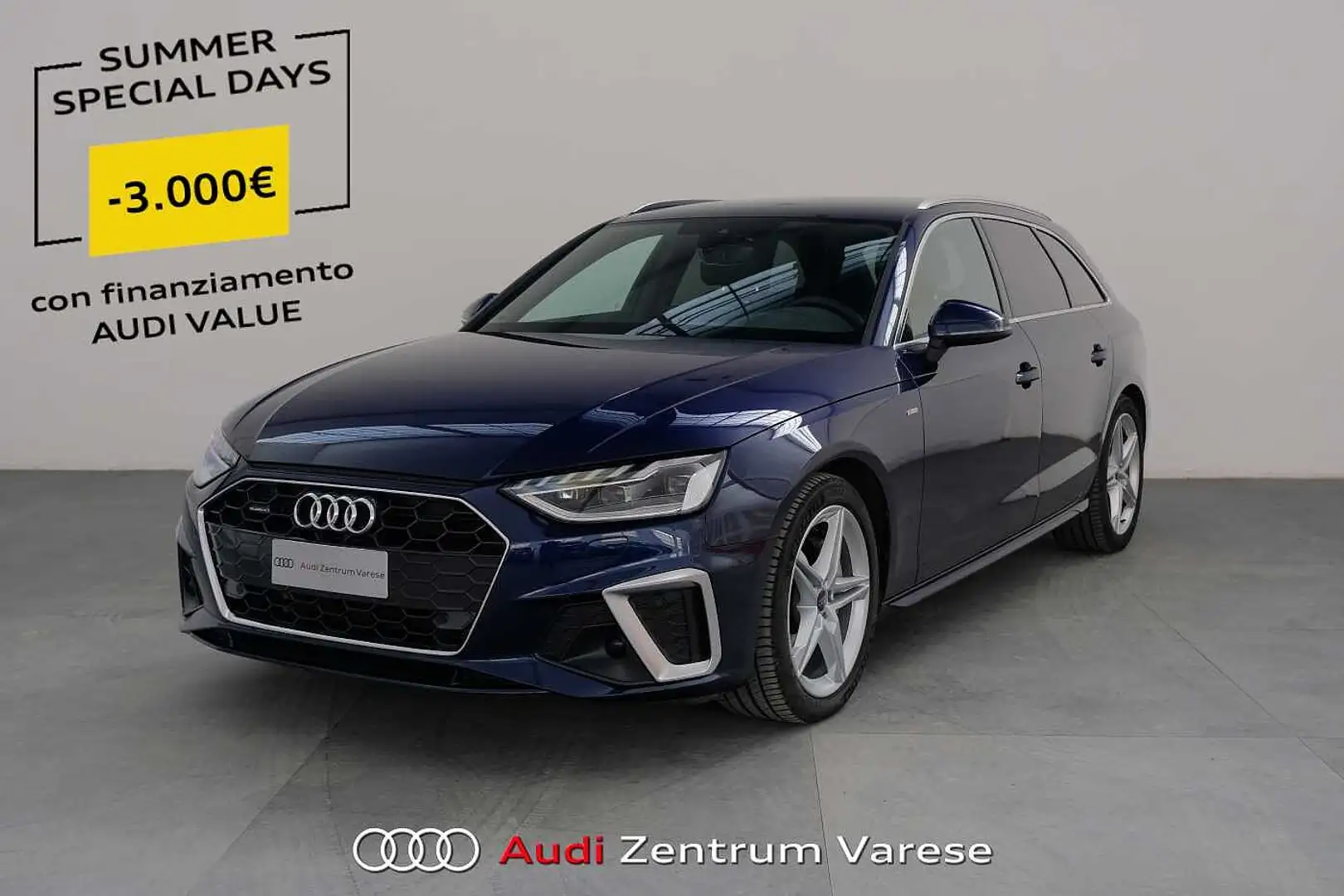 Audi A4 Avant 40 TDI 204CV MHEV Quattro Stronic Sline Blu/Azzurro - 1