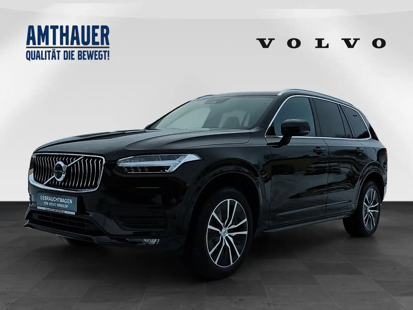 Volvo XC90 B5 Momentum Pro AWD 360°/H&K/Panorama Schwarz - 1