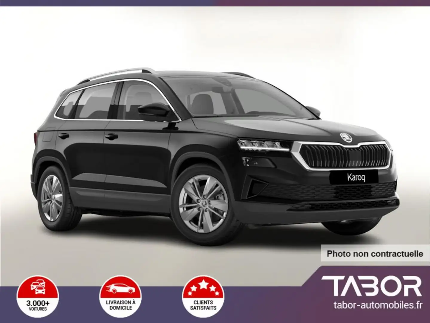 Skoda Karoq TDI 150 DSG Selec GPS LED WinterP Noir - 1