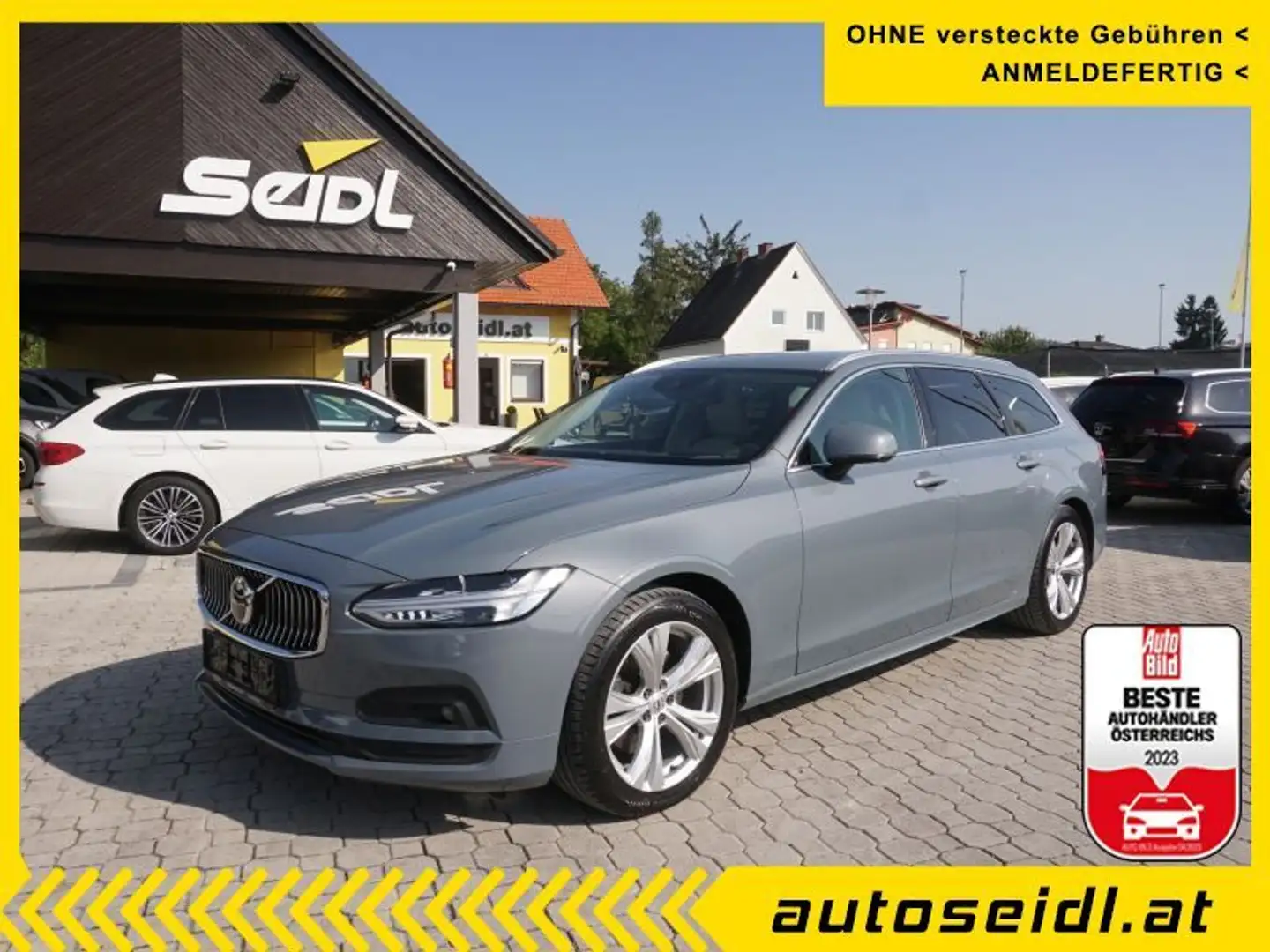 Volvo V90 B4 AWD Momentum Pro Geartronic *TOPAUSSTATTUNG* Szürke - 1