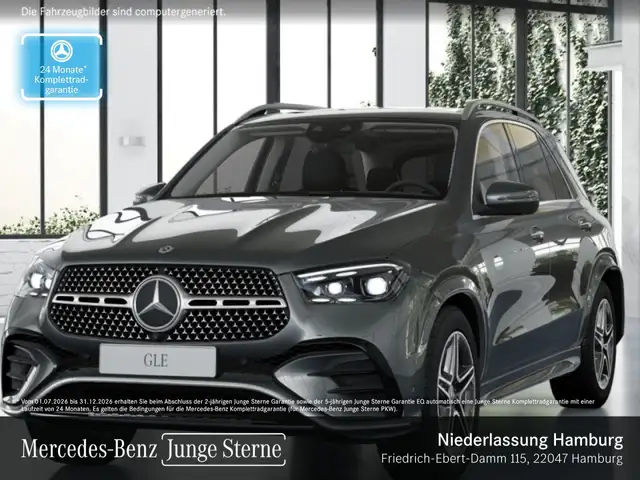 Mercedes-Benz GLE 300 d 4M AMG+PANO+360+AHK+MULTIBEAM+20"+SPUR