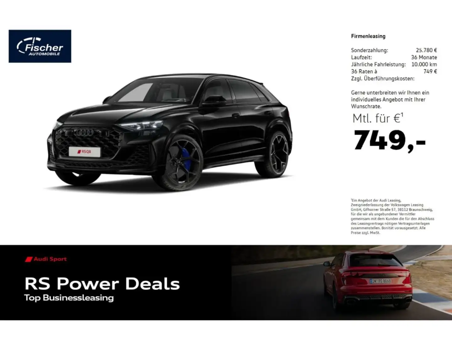 Audi RS Q8 TFSI quattro Performance Zwart - 1