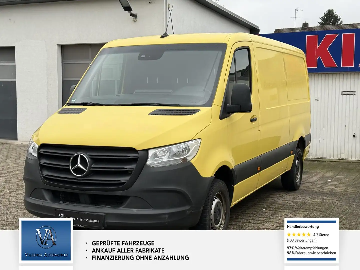 Mercedes-Benz Sprinter III Kasten RWD/AWD. 311/315/317/319 CDI RW Standhe Gelb - 1