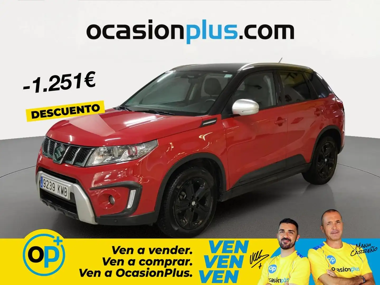 Suzuki Vitara 1.4T GLX 4WD Rojo - 1