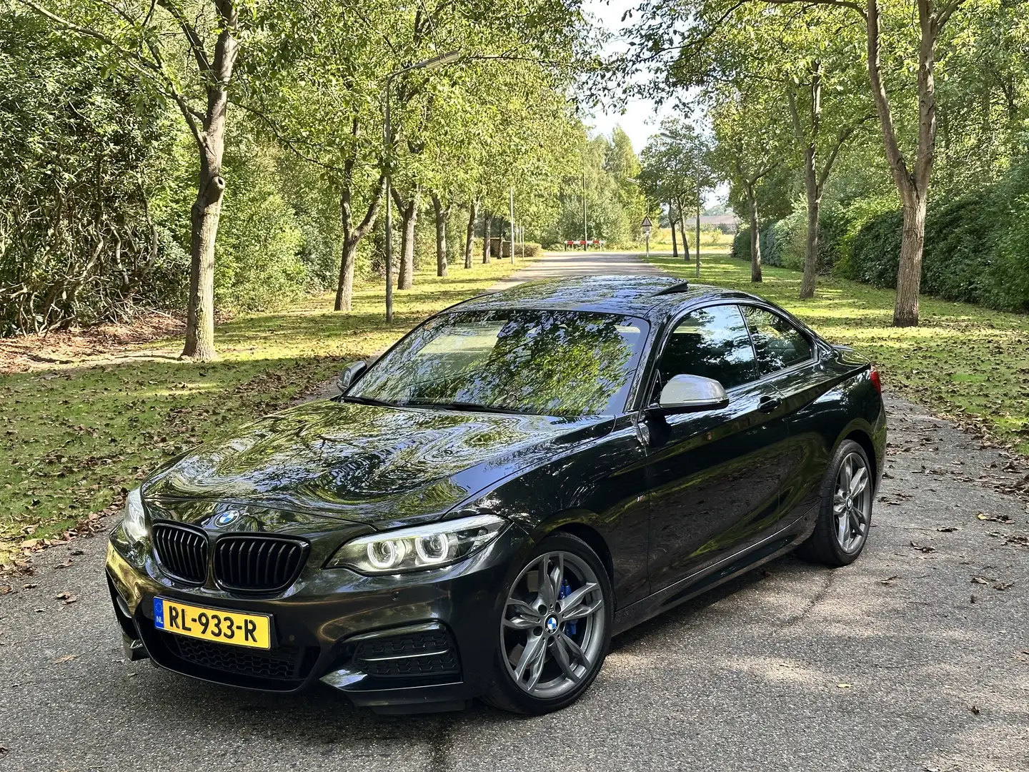 BMW BMW 2-Serie M240i 340pk Aut 2018 Zwart NAP|DOH|VOL Negru - 1