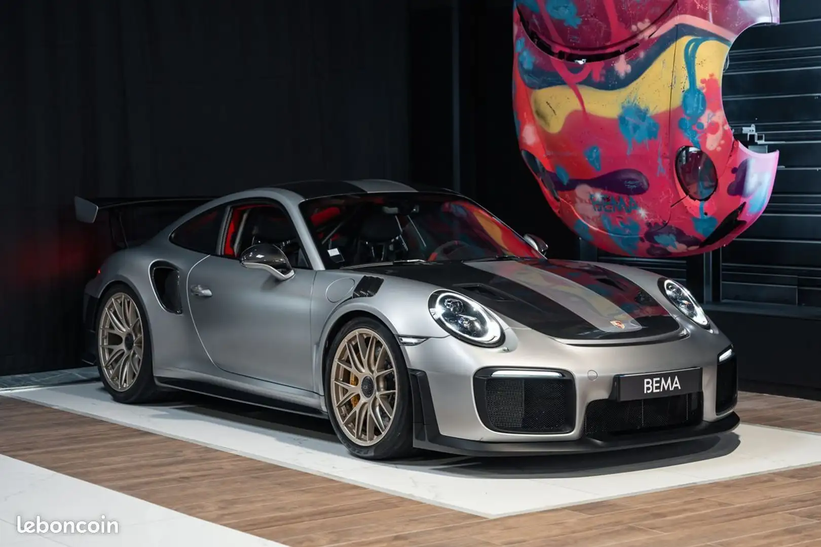 Porsche 991 (991) (2) GT2 RS 700cv | Malus payé 2ème main Pack Weissach Lift PPF Complet Chrono Bose Grau - 1