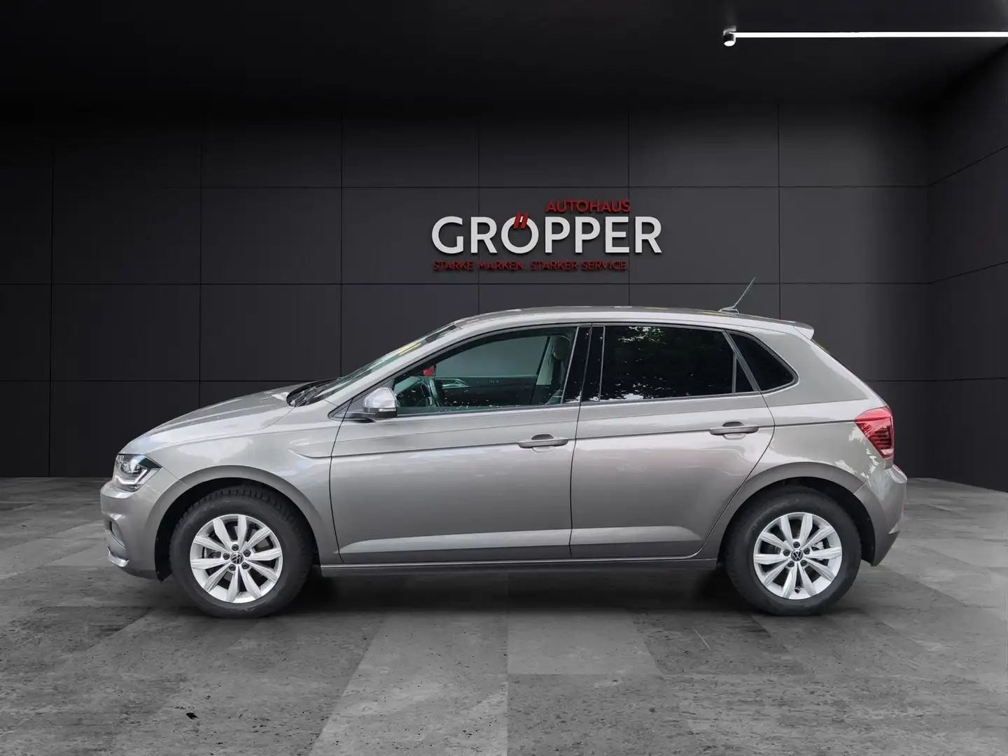 Volkswagen Polo 1.0 TSI Highline DSG/LED/DAB/Navi/Connect.. Gris - 2