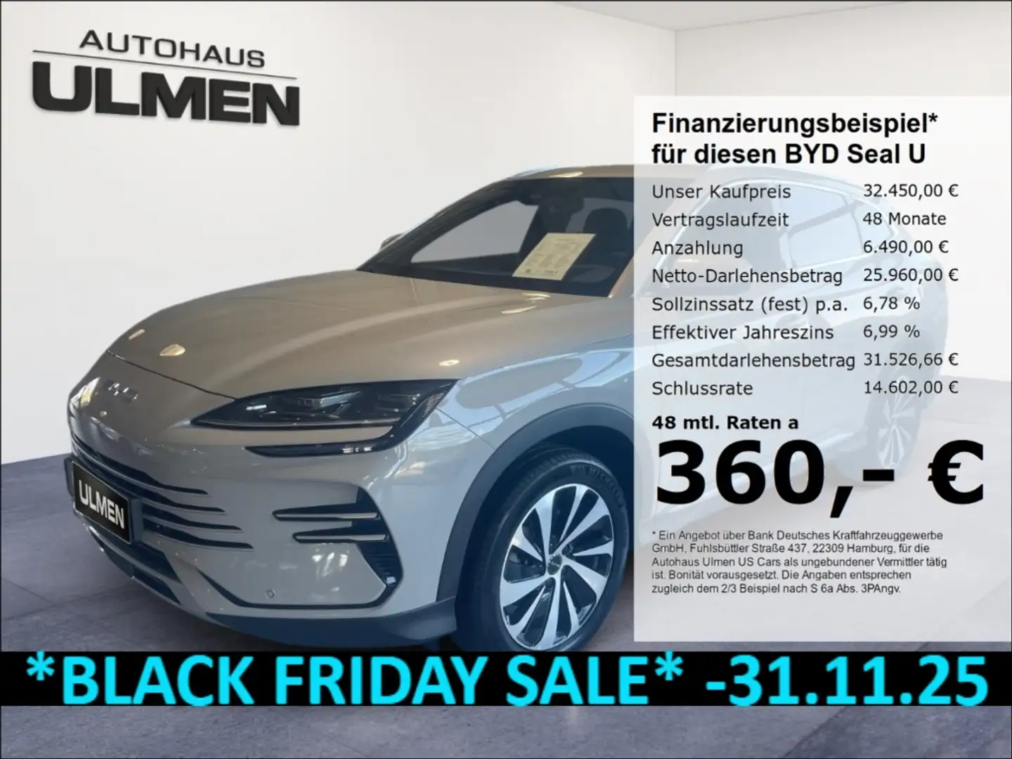 BYD Seal U DM-i 160KW Boost Leder Pano 360°Cam Voll Beige - 1