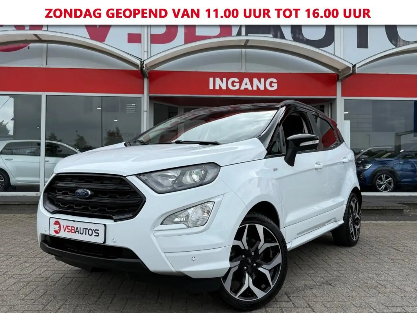 Ford EcoSport 1.0 ECO BOOST ST-LINE NAVI CAMERA CARPLAY STUUR/ST Wit - 1