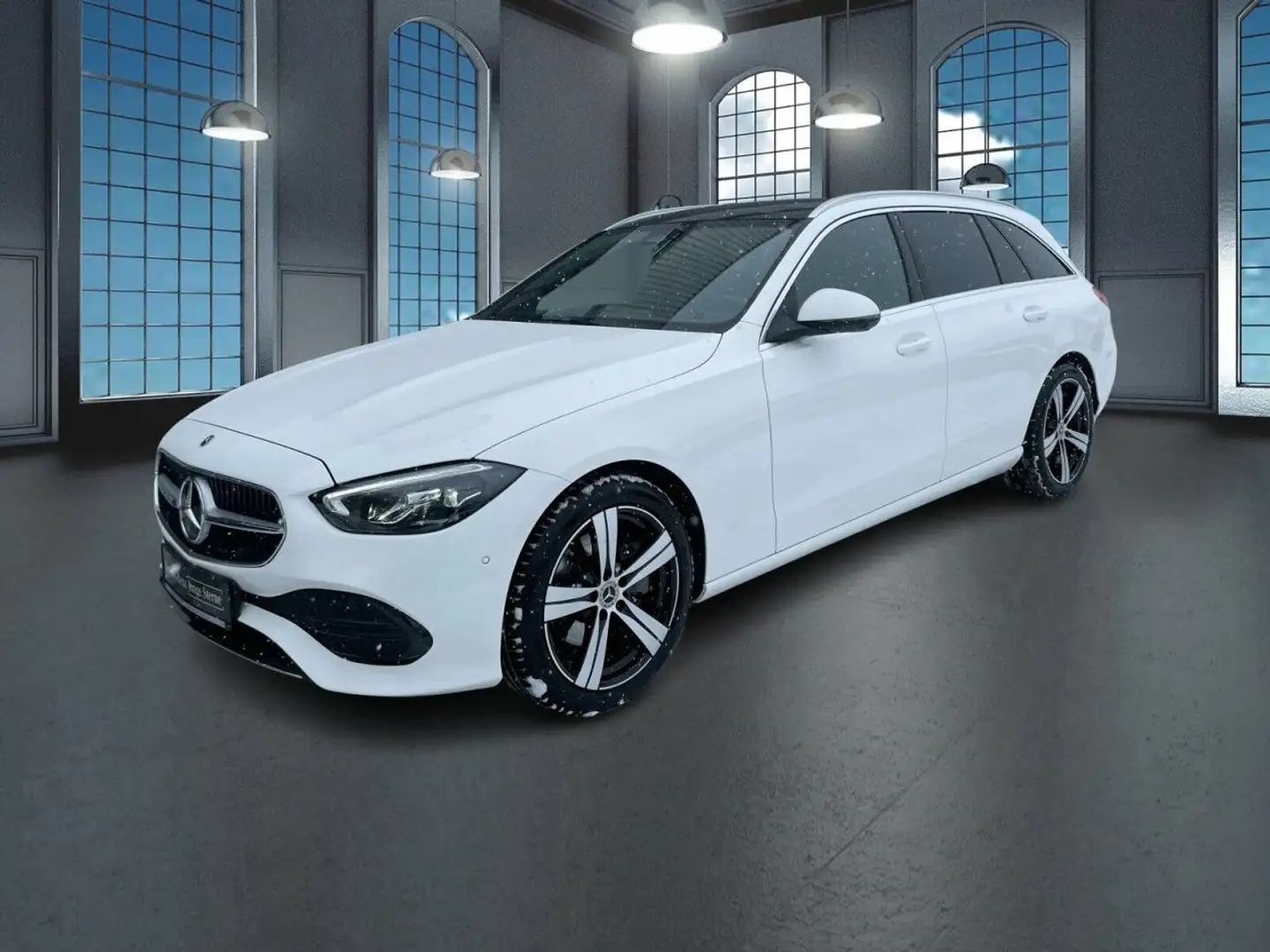 Mercedes-Benz C 220 d T AVANTGARDE+MEMORY+TOTW+AMBIENTE+360 Weiß - 2