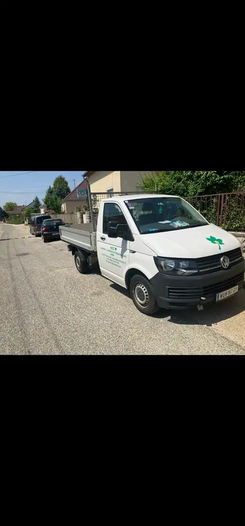 Volkswagen T6 Transporter Pritsche 1. Besitz Blanc - 1