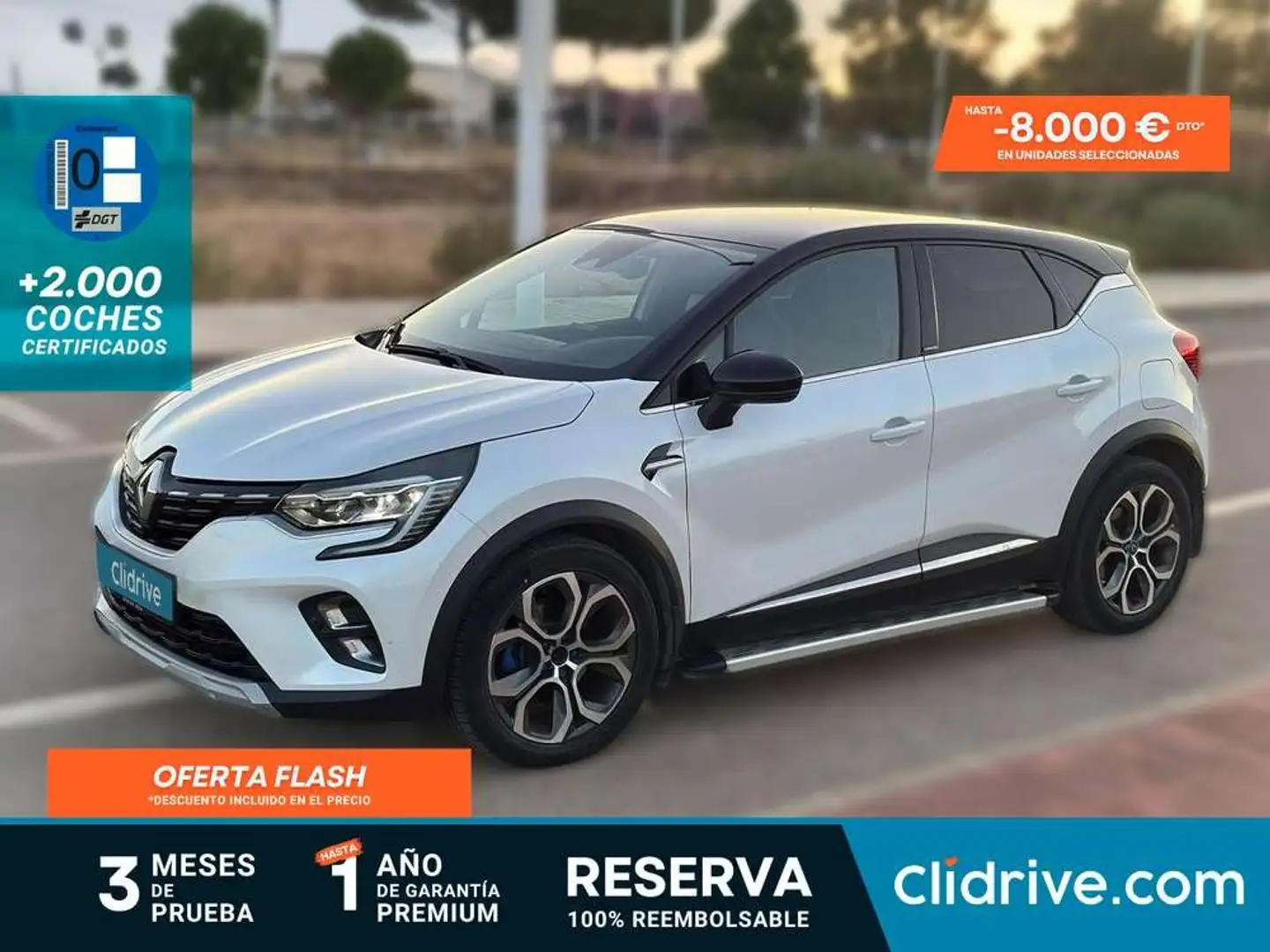 Renault Captur E-TECH Híbrido Enchufable Zen 117kW Blanco - 2