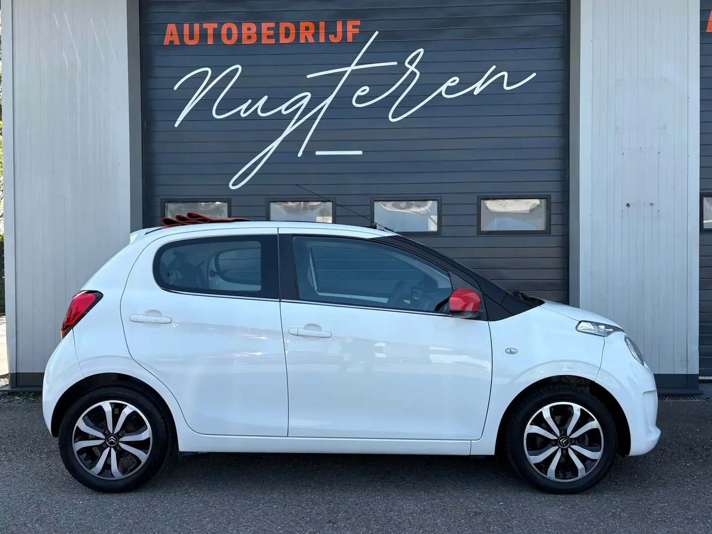 Citroen C1 1.2 PureTech Airscape Shine|Cabrio|Cruise|Airco Weiß - 2