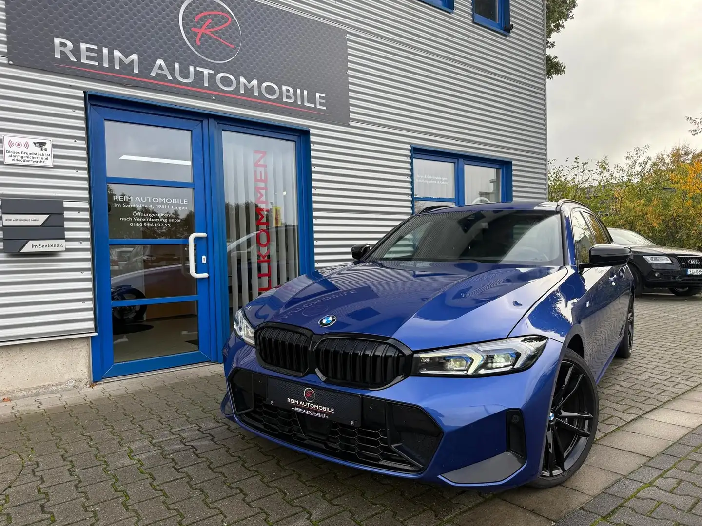 BMW 320 d xDrive Touring "M Sport" AUTOMATIK *APPLE CAR*K Bleu - 1