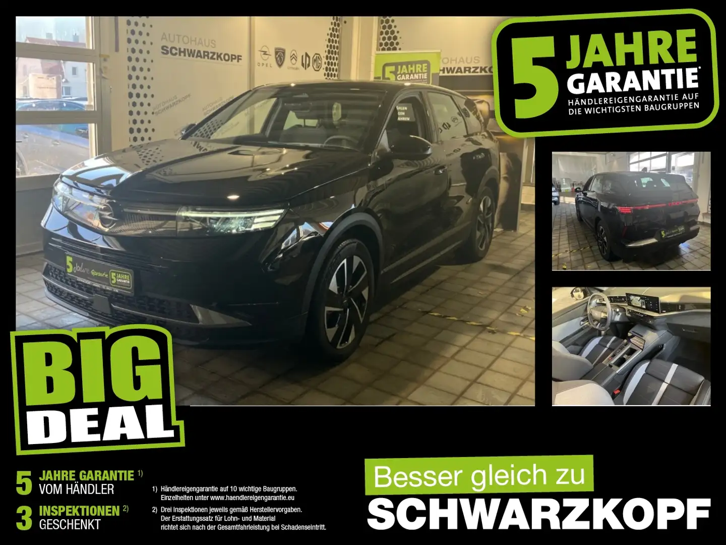Opel Grandland 1.2 AHK,Tempomat,Rückfahrkamera Schwarz - 1