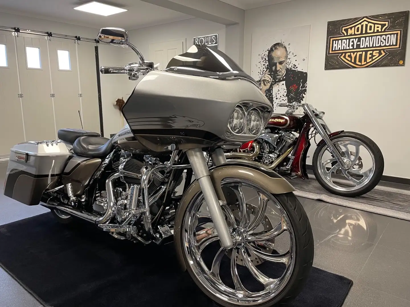 Harley-Davidson Road Glide CVO*Bagger*1802ccm*Jekille&Hyde* Argent - 1