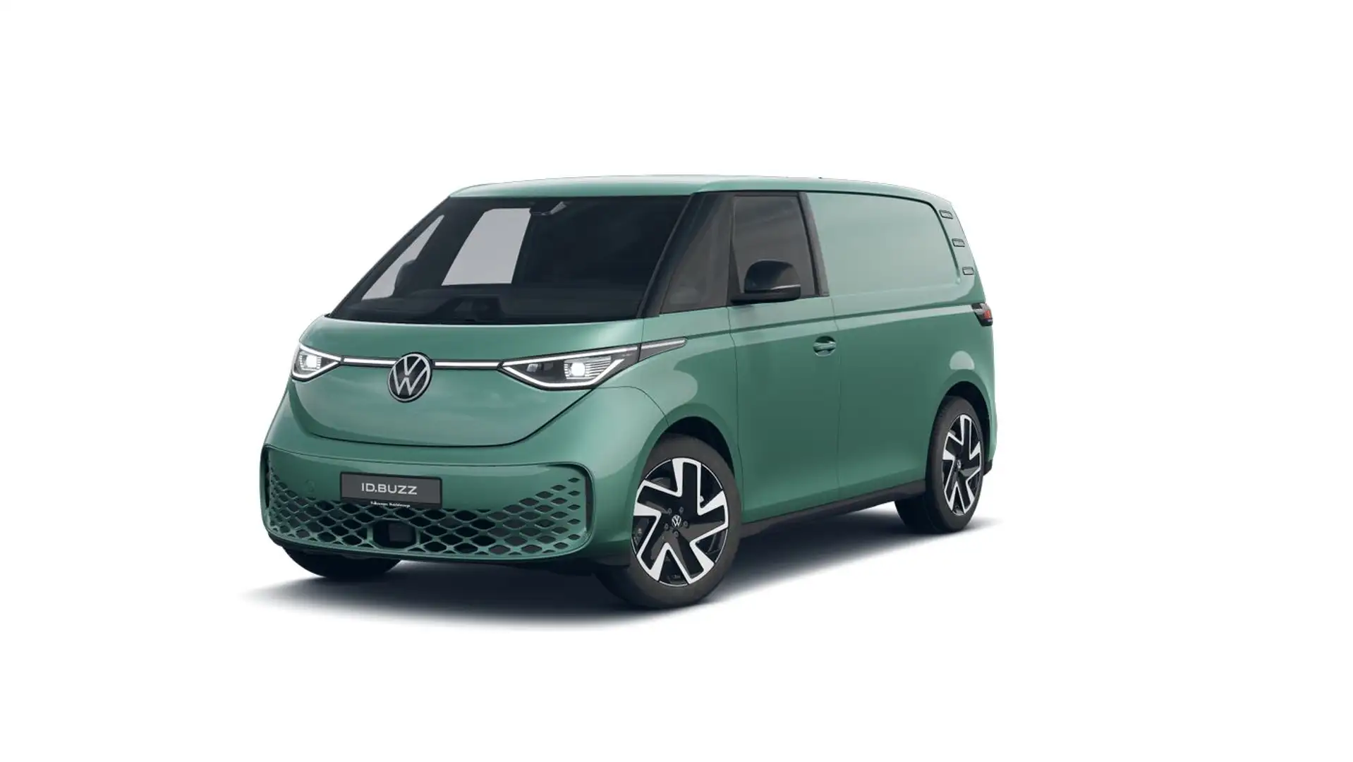 Volkswagen ID. Buzz Cargo Bulli edition - Trekhaak - Direct leverbaar - 4 Mo Grün - 1