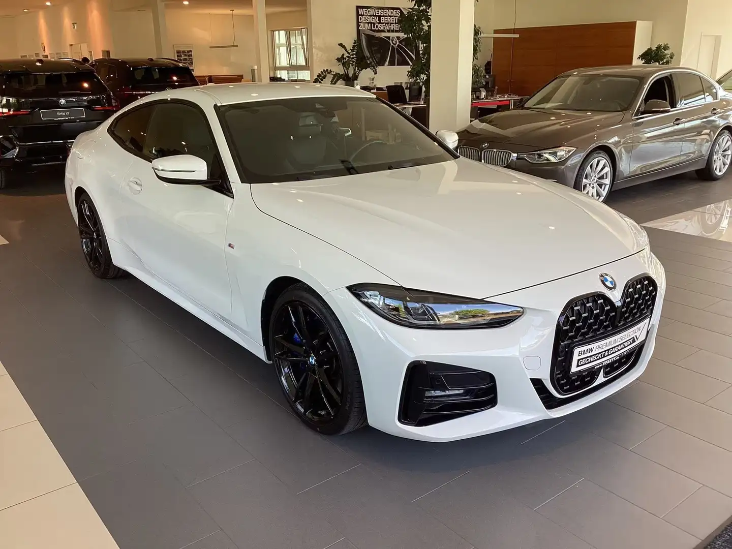 BMW 420 420i Coupe M-SPORT LED NAVI VIRTUAL PADDLES DAB Blanc - 1