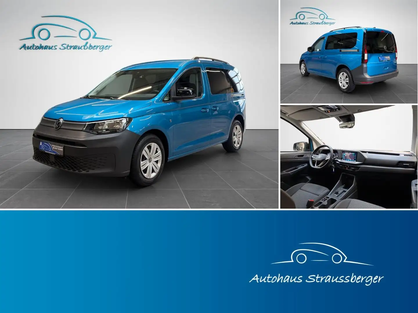 Volkswagen Caddy 2.0TDI DSG Winterpaket APP-C Blau - 1