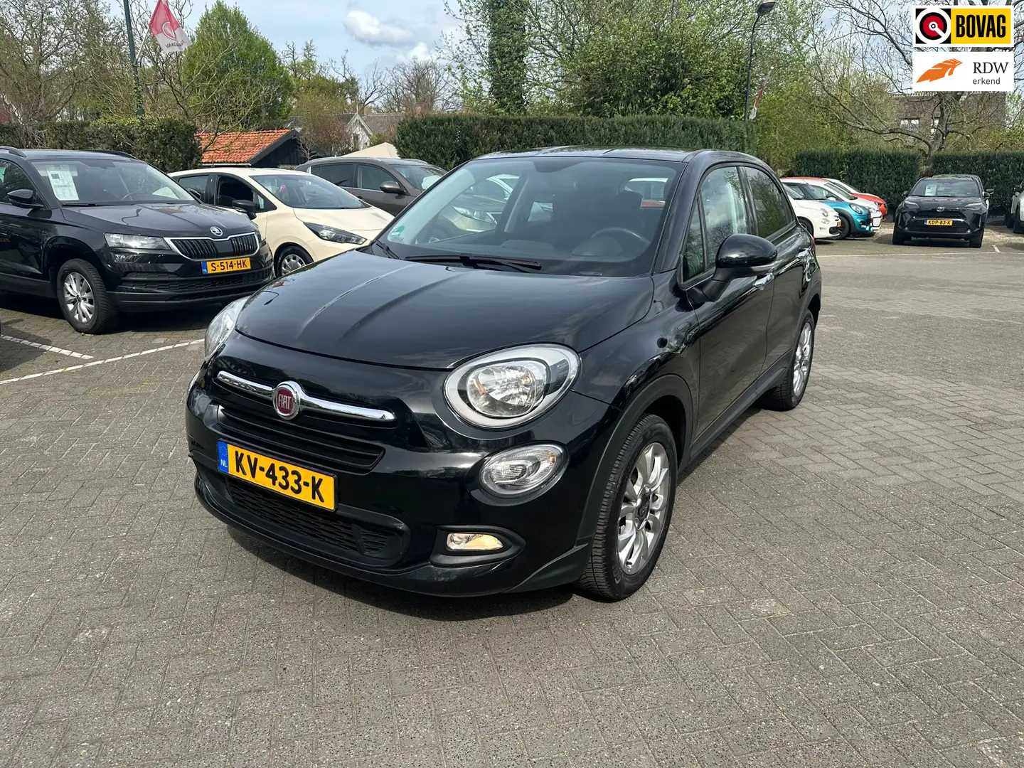 Fiat 500X 1.4 Turbo MultiAir PopStar Zwart - 1