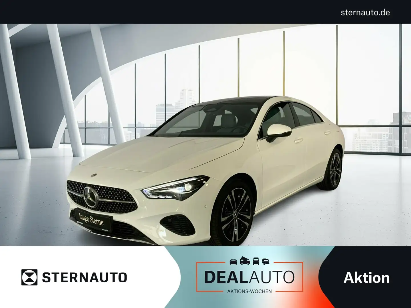 Mercedes-Benz CLA 180 CLA 180 Coupé  Progressive Navi/Pano.-Dach/Autom. Weiß - 1