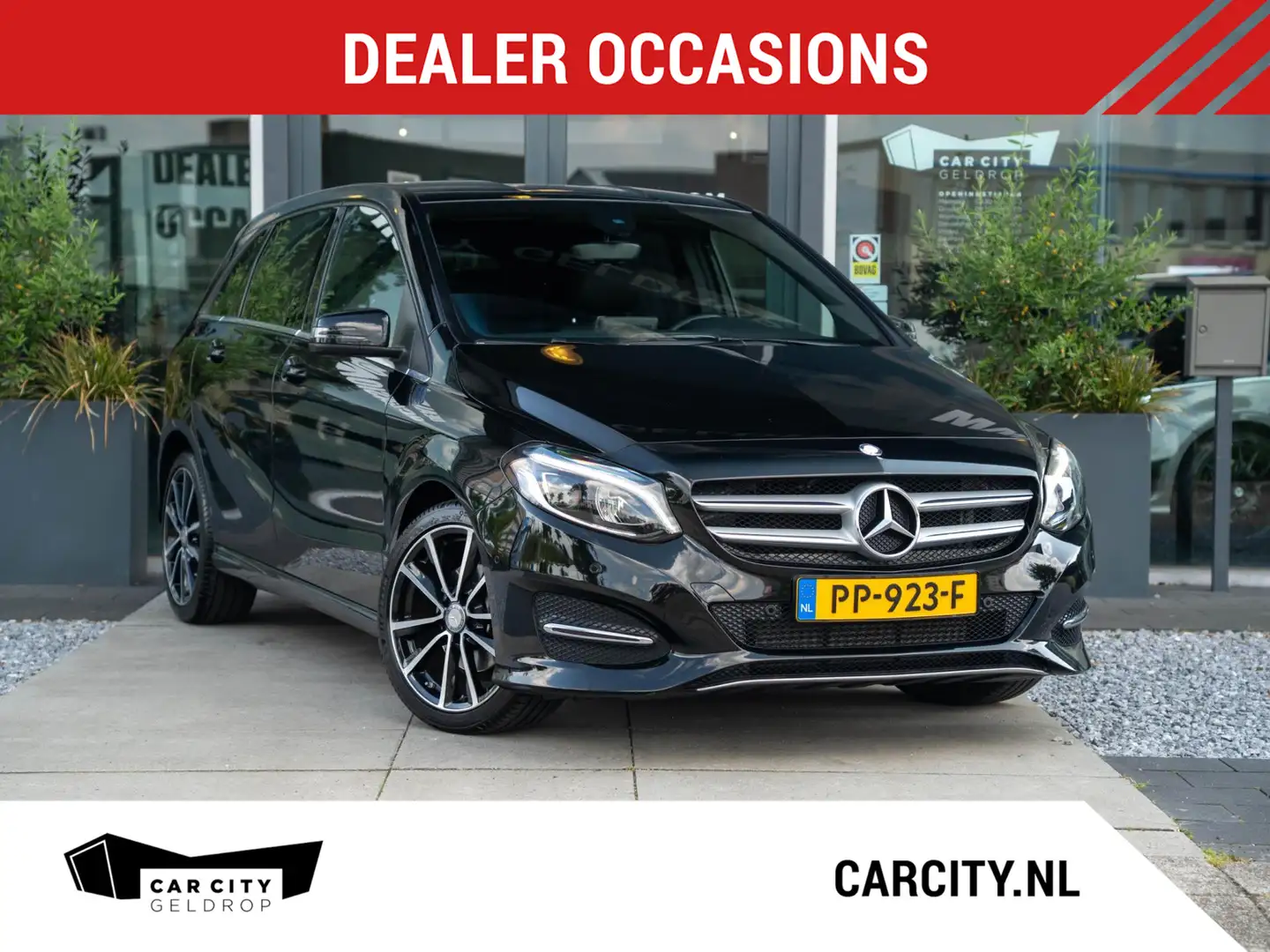 Mercedes-Benz B 180 Ambition / LED / Sensoren / Leer / Navi / Cruise c Noir - 1