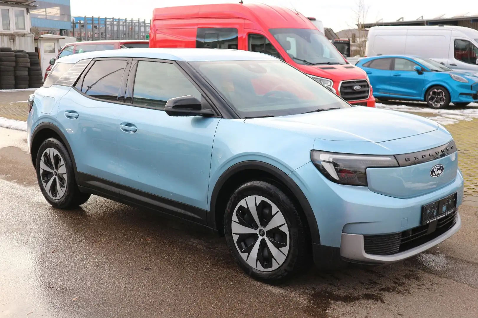 Ford Explorer RWD 52kWh Kamera Teilleder Navi ACC Blau - 2