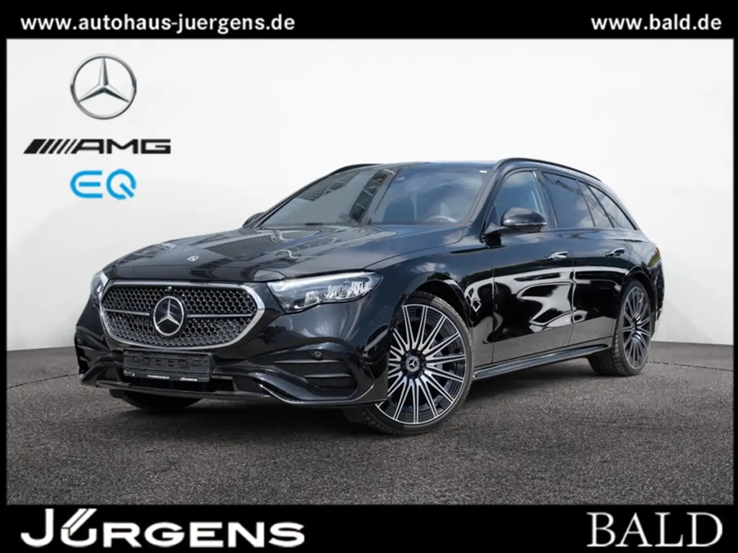 Mercedes-Benz E 220 d T AMG-Sport/360/Pano/AHK/Stdhz/Night/21" Schwarz - 1