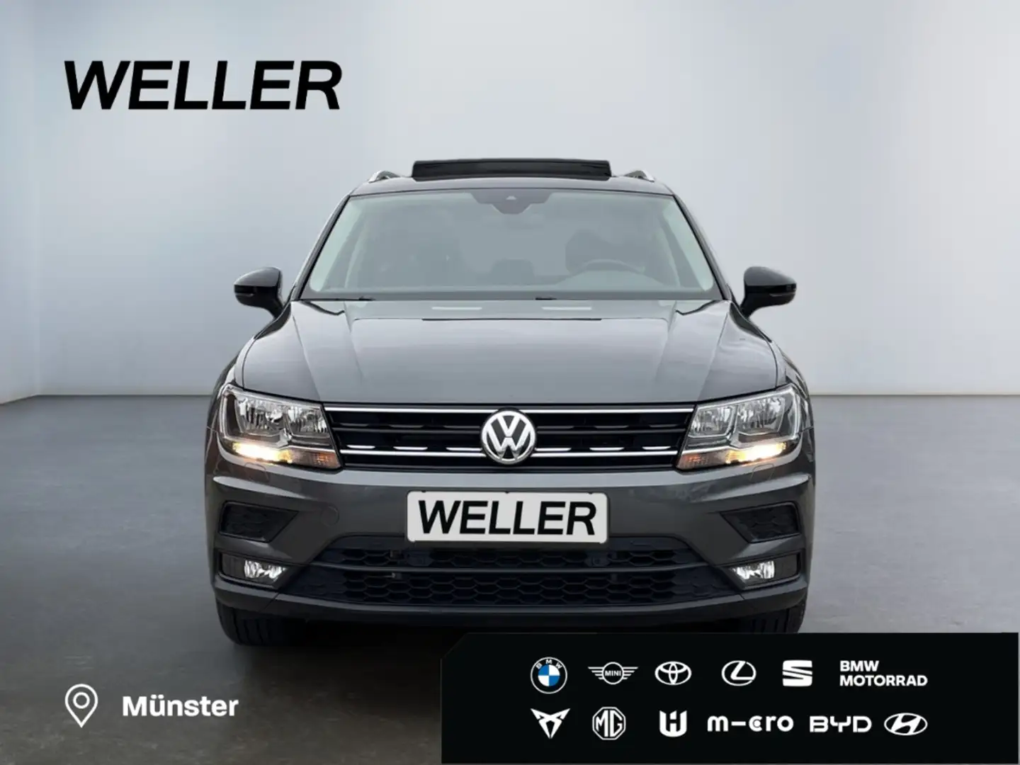 Volkswagen Tiguan 1.5 TSI DSG IQ.DRIVE *AHK*Pano*CAM*SHZ*ACC* Grijs - 2