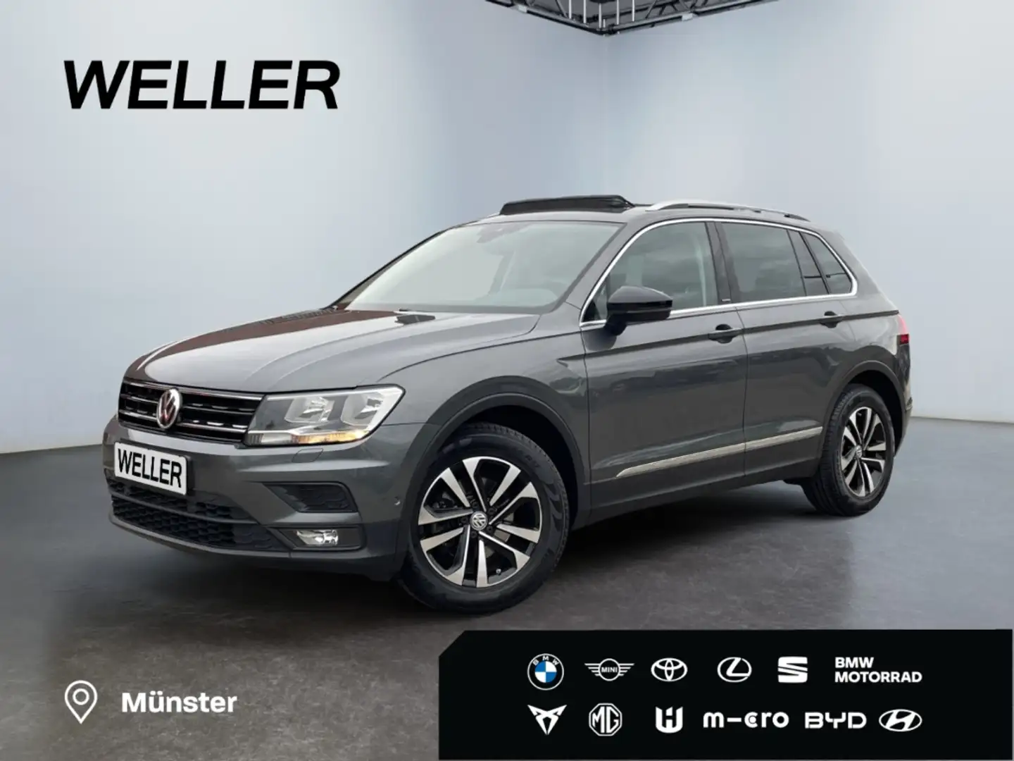 Volkswagen Tiguan 1.5 TSI DSG IQ.DRIVE *AHK*Pano*CAM*SHZ*ACC* Grijs - 1