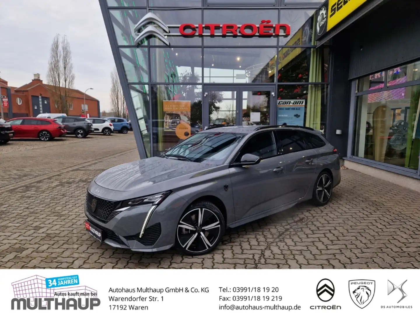 Peugeot 308 GT SW Plug-In Hybrid 225 EAT8 MATRIX ACC Grau - 1