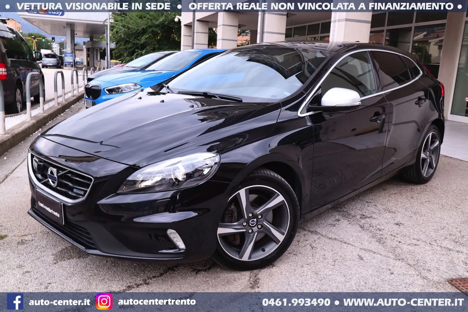Volvo V40 T5 Geartronic R-design 2.5 254CV *5 CILINDRI Negro - 2