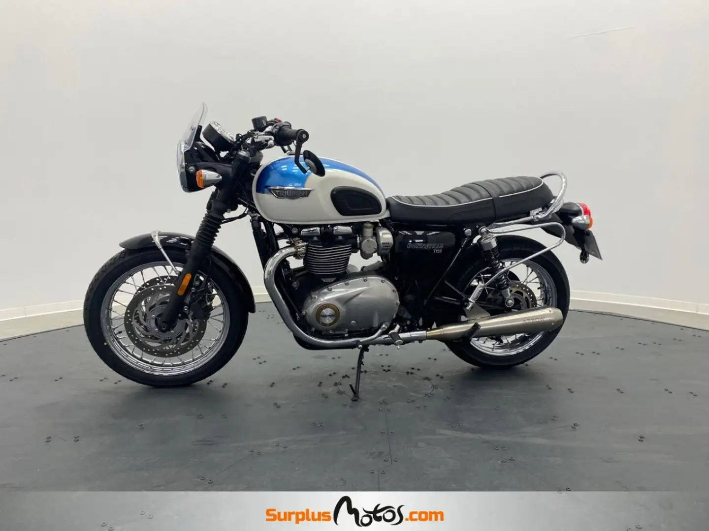 Triumph Bonneville T120 T120 Excellent état Bleu - 2