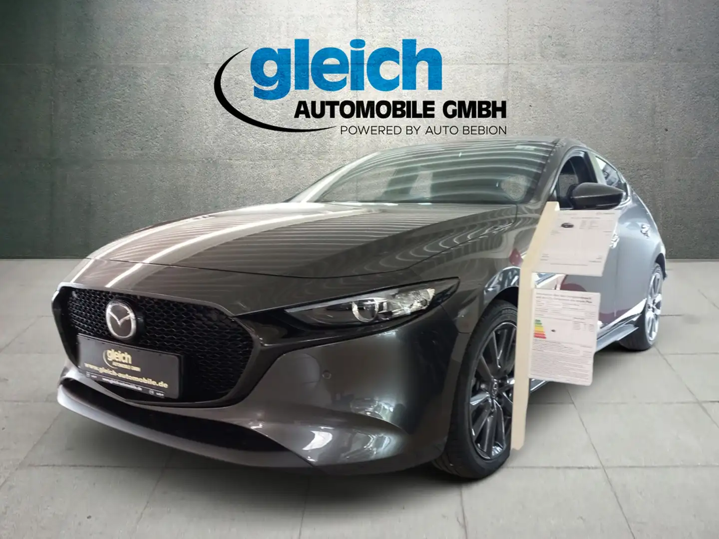 Mazda 3 e-Skyactiv G 140 Centre-Line ACC PDC Gris - 1