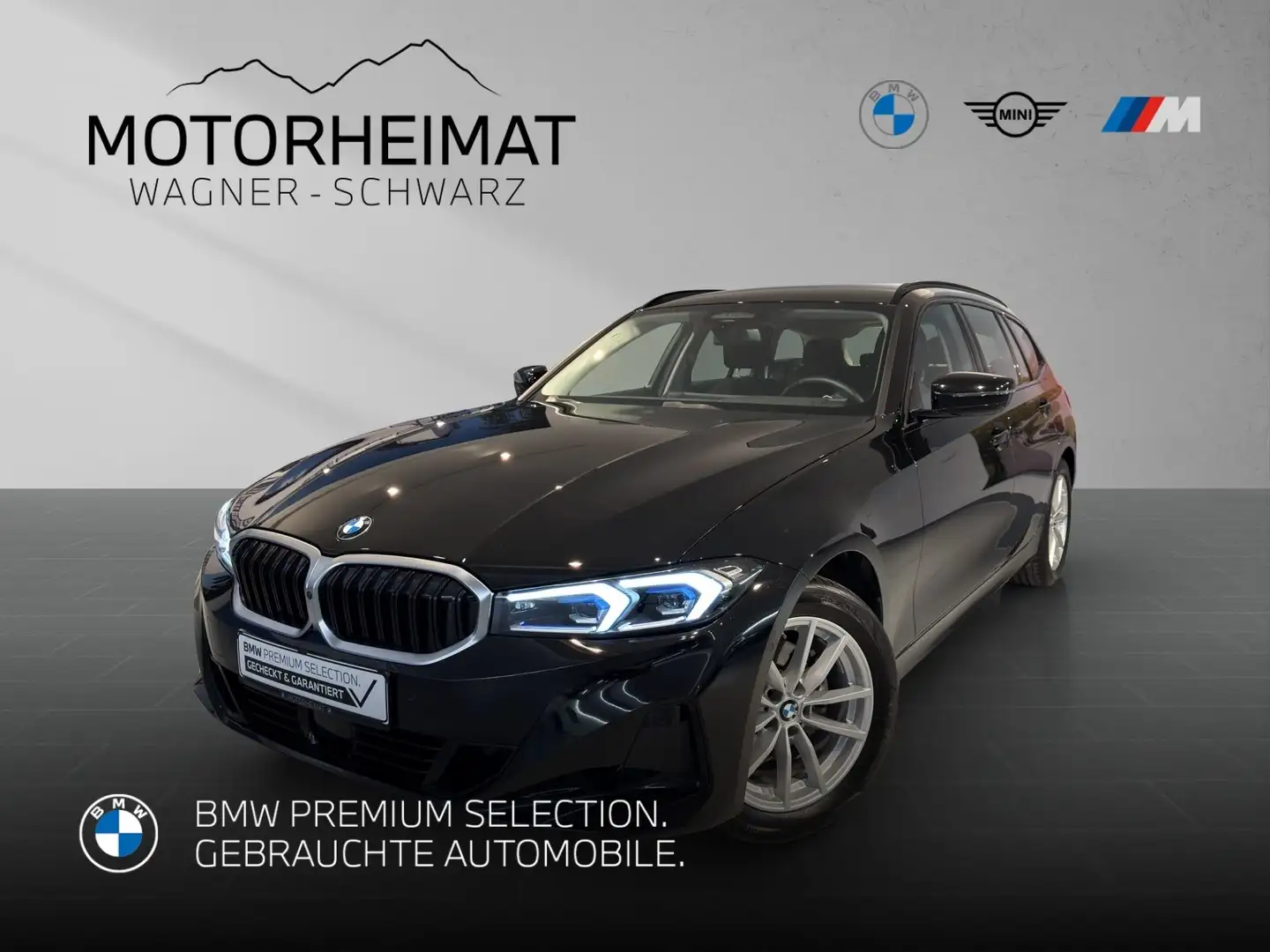 BMW 320 d Touring eSitze AdapLED DrivAssist Zwart - 1