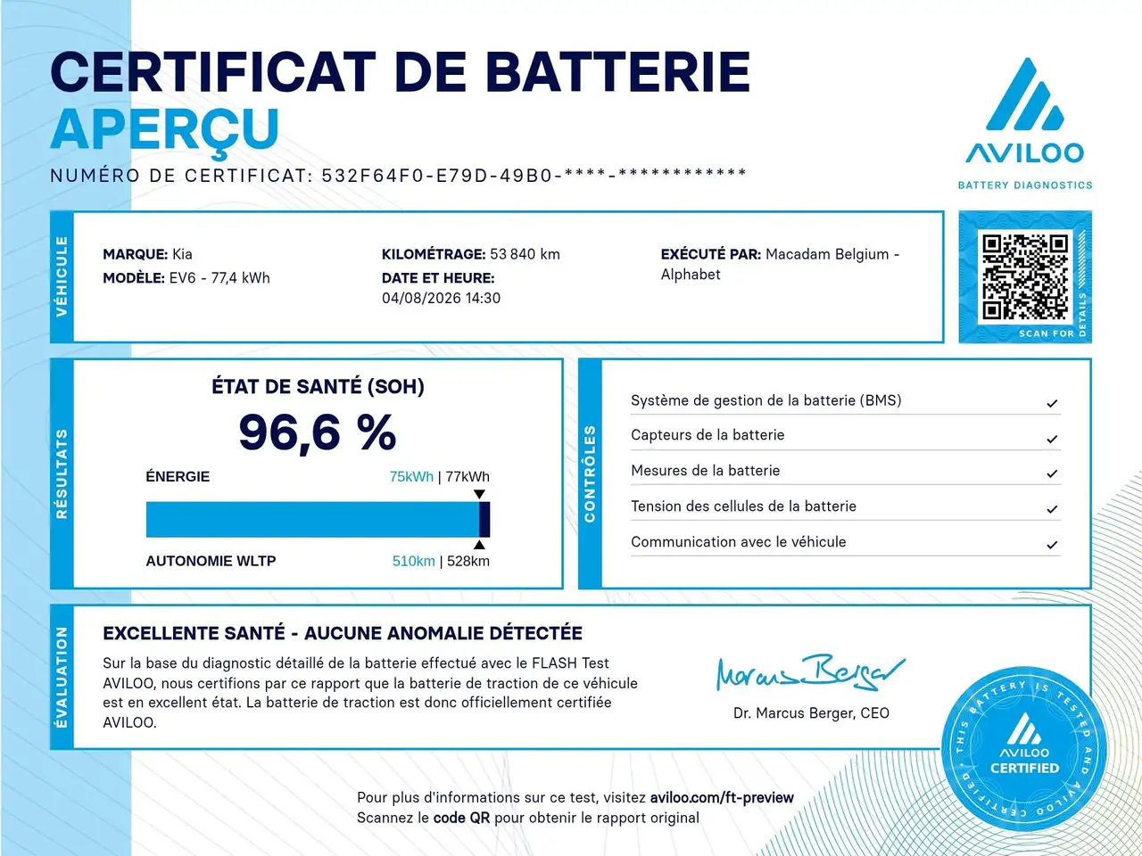 Kia EV6 77.4kWh*AWD*GT-LINE*96.6% SOH*325 PK*, миниатюра 2