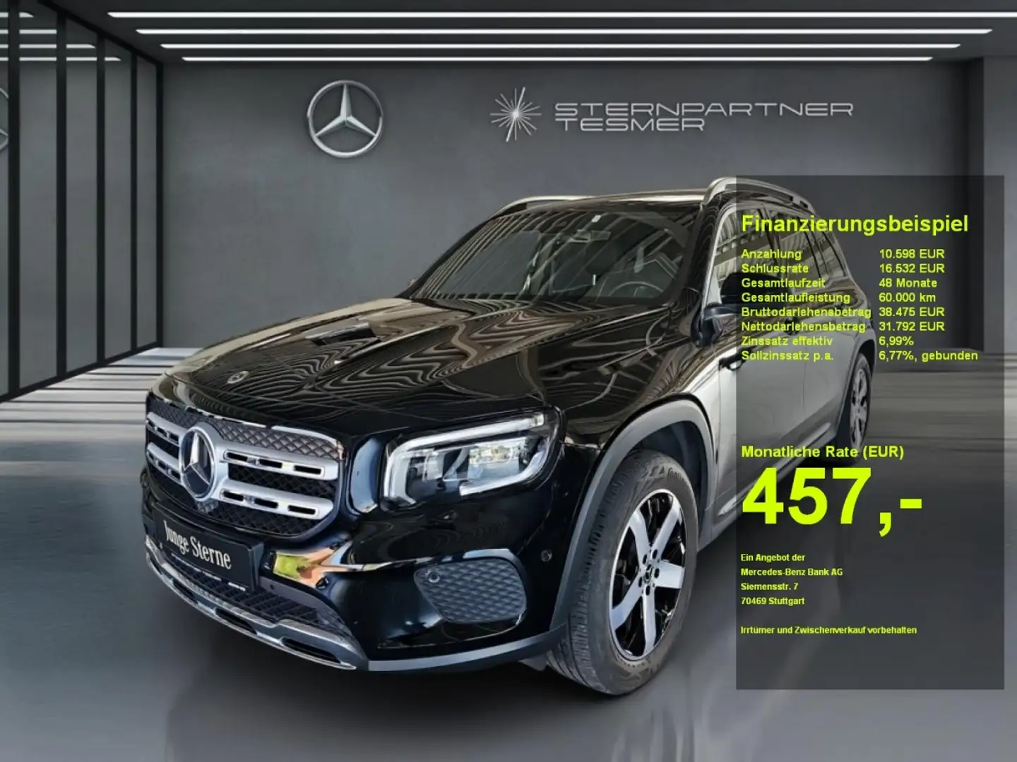 Mercedes-Benz GLB 220 d PROGRESSIVE+KAM.+MBUX+LED+TEMPOMAT+AHK Noir - 1